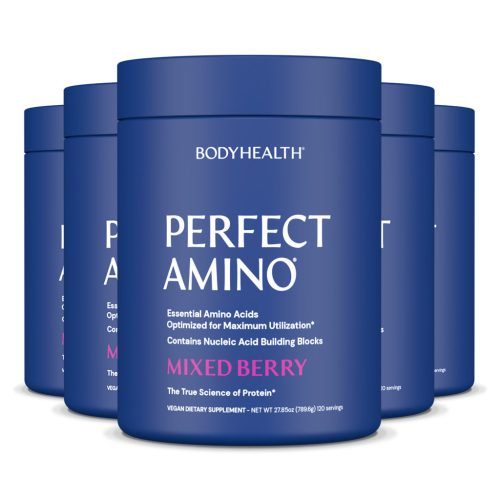 PerfectAmino 120srv Mixed Berry Powder 6 Pack